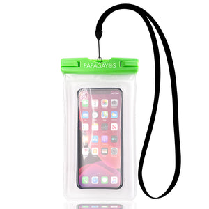 Waterproof Phone Pouch (Frosted Clear Green) - Papagayos